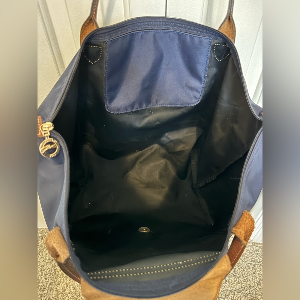 LONGCHAMP Le Pliage Original M Tote Bag in Navy - Picture 5 of 8